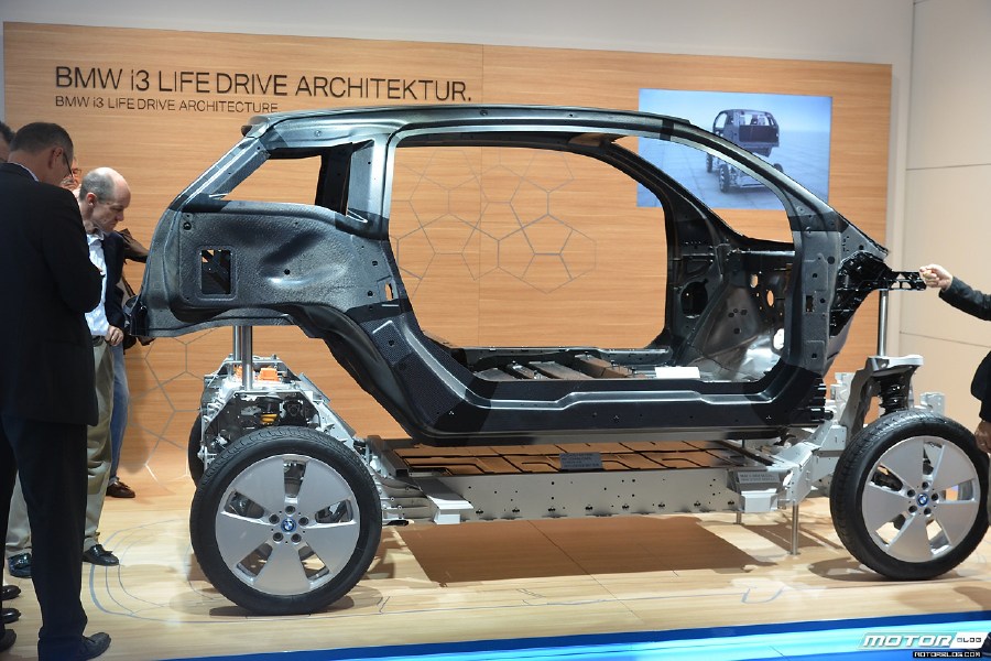 Рисунок 4. BMW i3. До 95% используемых материалов подлежат вторичной переработке [1].