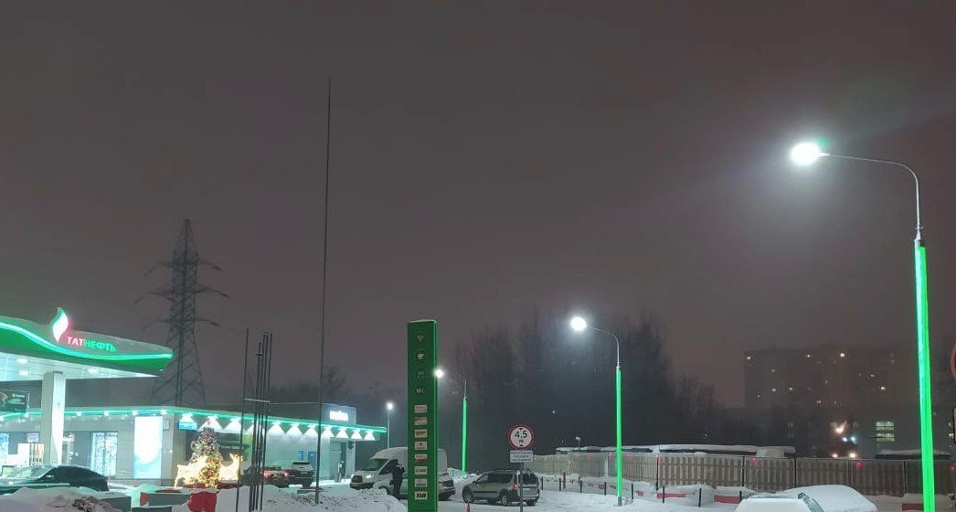 Стеклопластиковые световые опоры