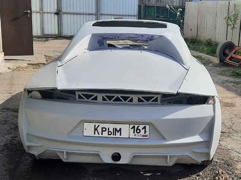 Инженер из Шахт собрал двухместный автомобиль с нуля