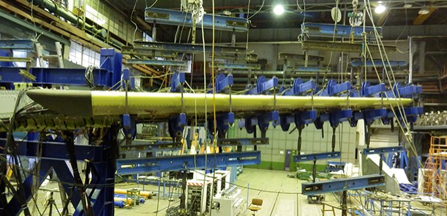 В ЦАГИ проверили на прочность стабилизатор МС-21 из отечественных материалов