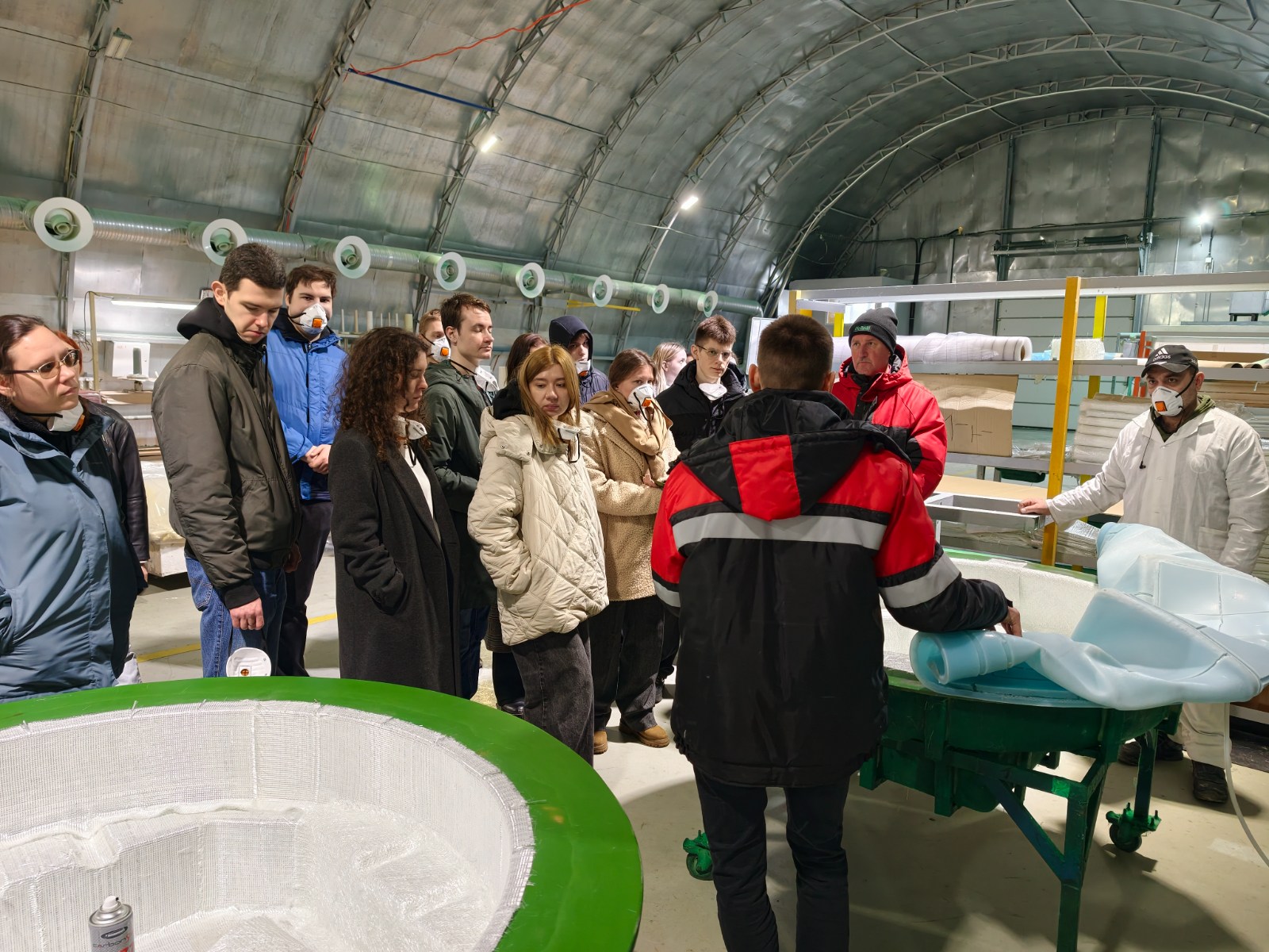 Студенты кафедры НВКМ погрузились в реальное производство: экскурсия на предприятия «Флотенк»